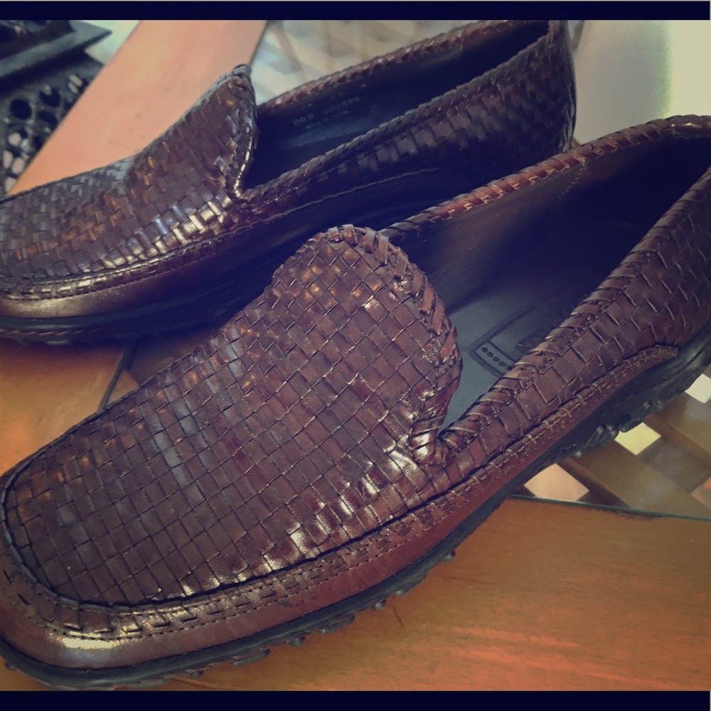 Cole Haan Country, Woven Leather shoes, Sz 7 1/2